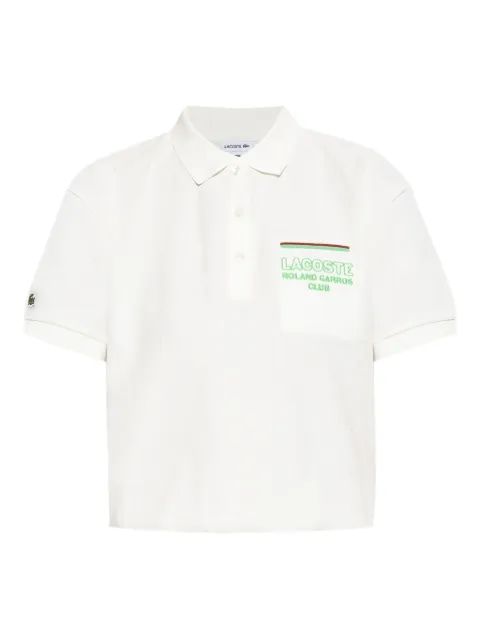 Lacoste logo-print polo top 