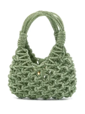 トートバッグ HIBOURAMA Army Green Mesh Vannifique Bucket Bag Hibourama Army Green Mesh Vannifique Bucket Bag | italist