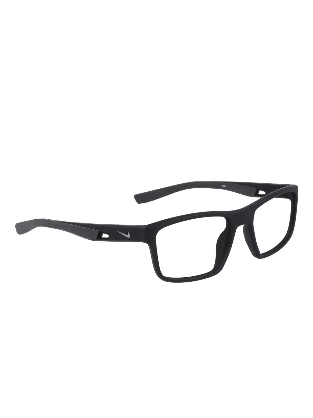 Nike 7015 bril met rechthoekig montuur Zwart