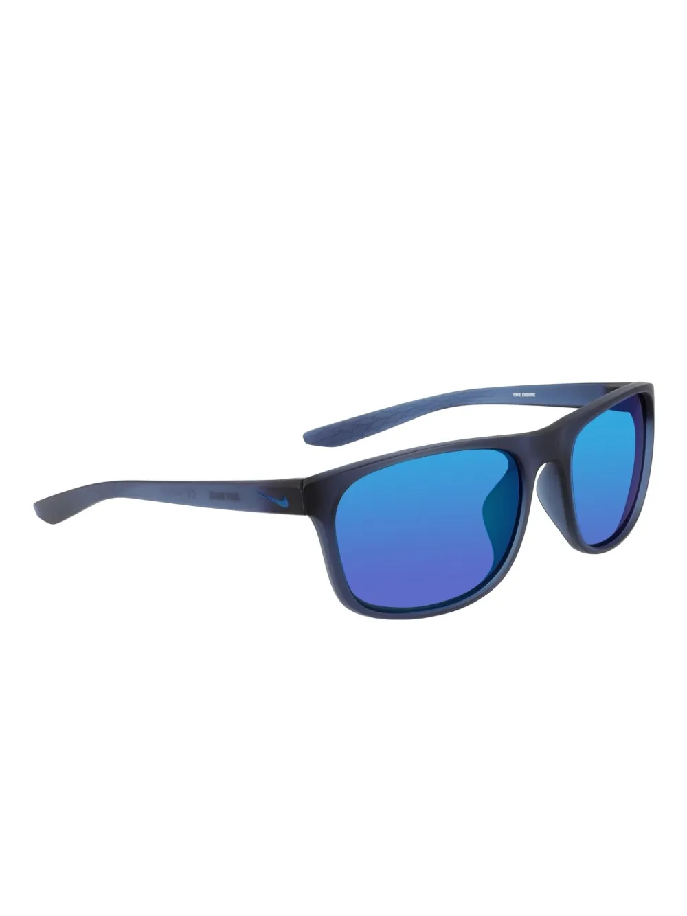 Nike Endure zonnebril met rechthoekig montuur Blauw