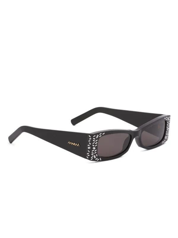 Marni Eyewear ロゴ サングラス | ブラック | FARFETCH JP
