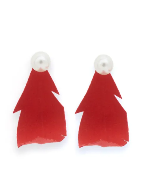 Marni aretes con plumas