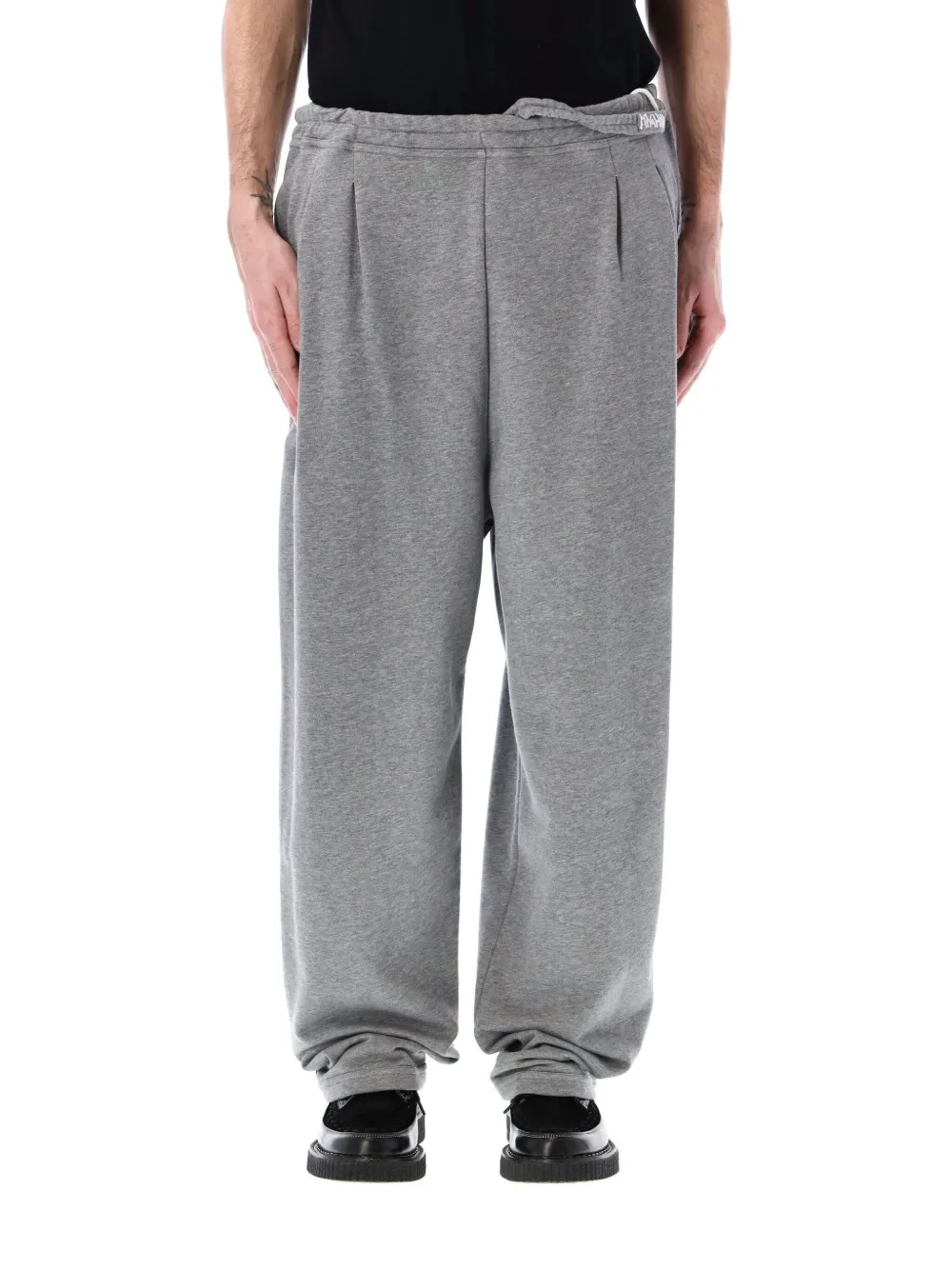 Magliano Pleat Detailing Track Pants In Grey