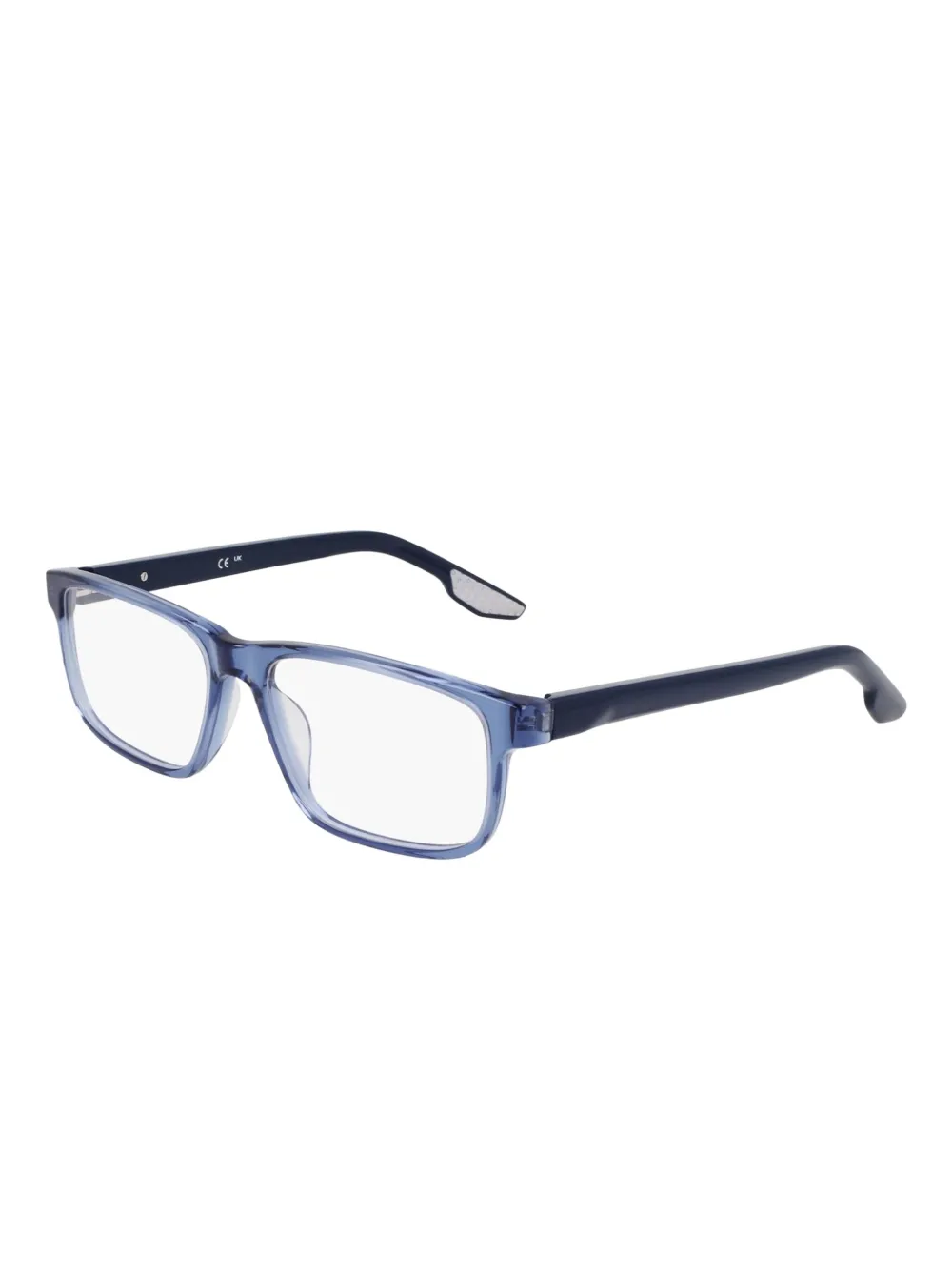 Nike Bril met rechthoekig montuur Blauw