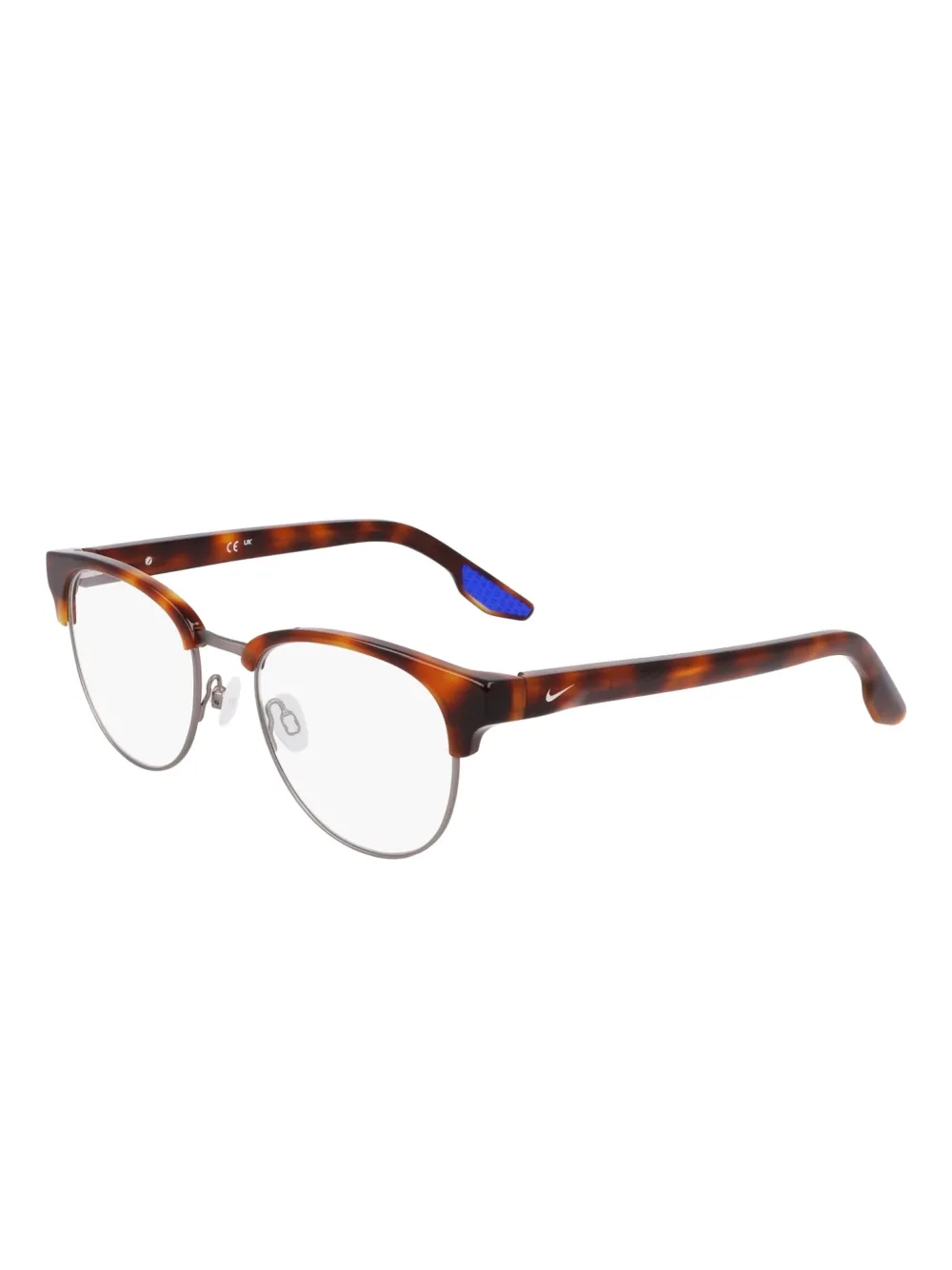 Nike 8402 bril met schildpadschild-effect Bruin