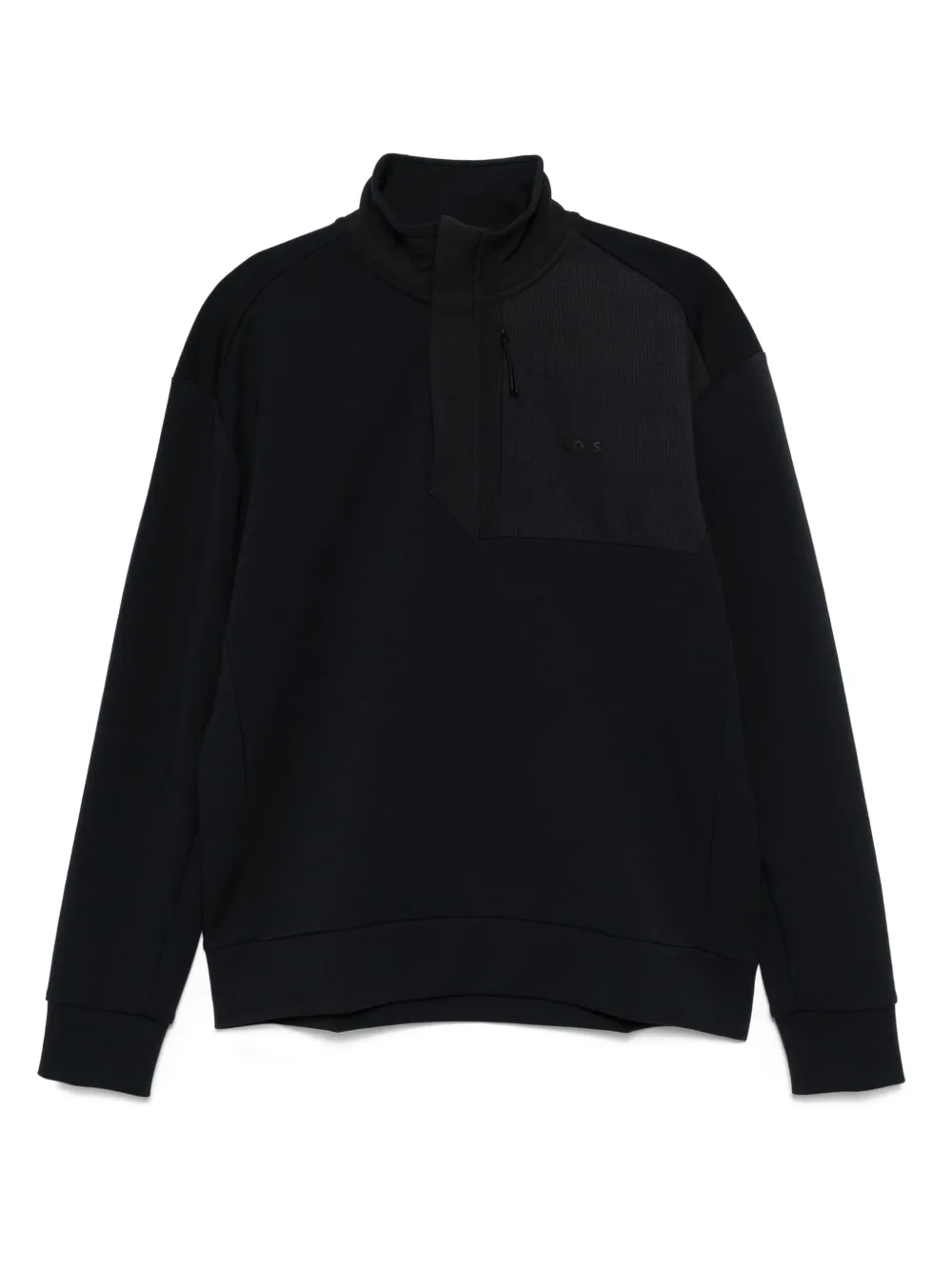 BOSS sudadera con solapa de tormenta | azul | Image 1