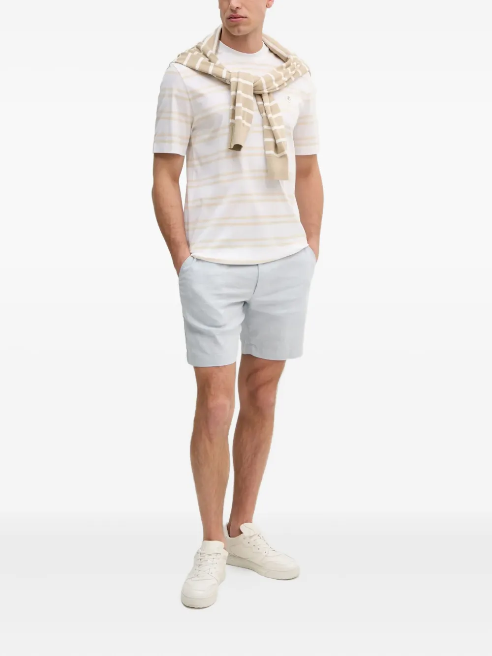 BOSS striped short-sleeved T-shirt | T-Shirts | Image 2