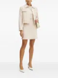 BOSS tweed fringed mini dress - Neutrals