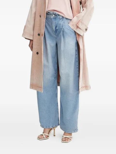 BOSS pleated drawstring jeans