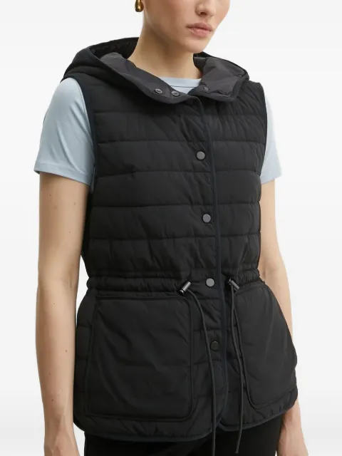 BOSS quilted hooded vest