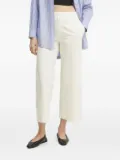 BOSS side-pocket cropped trousers - White