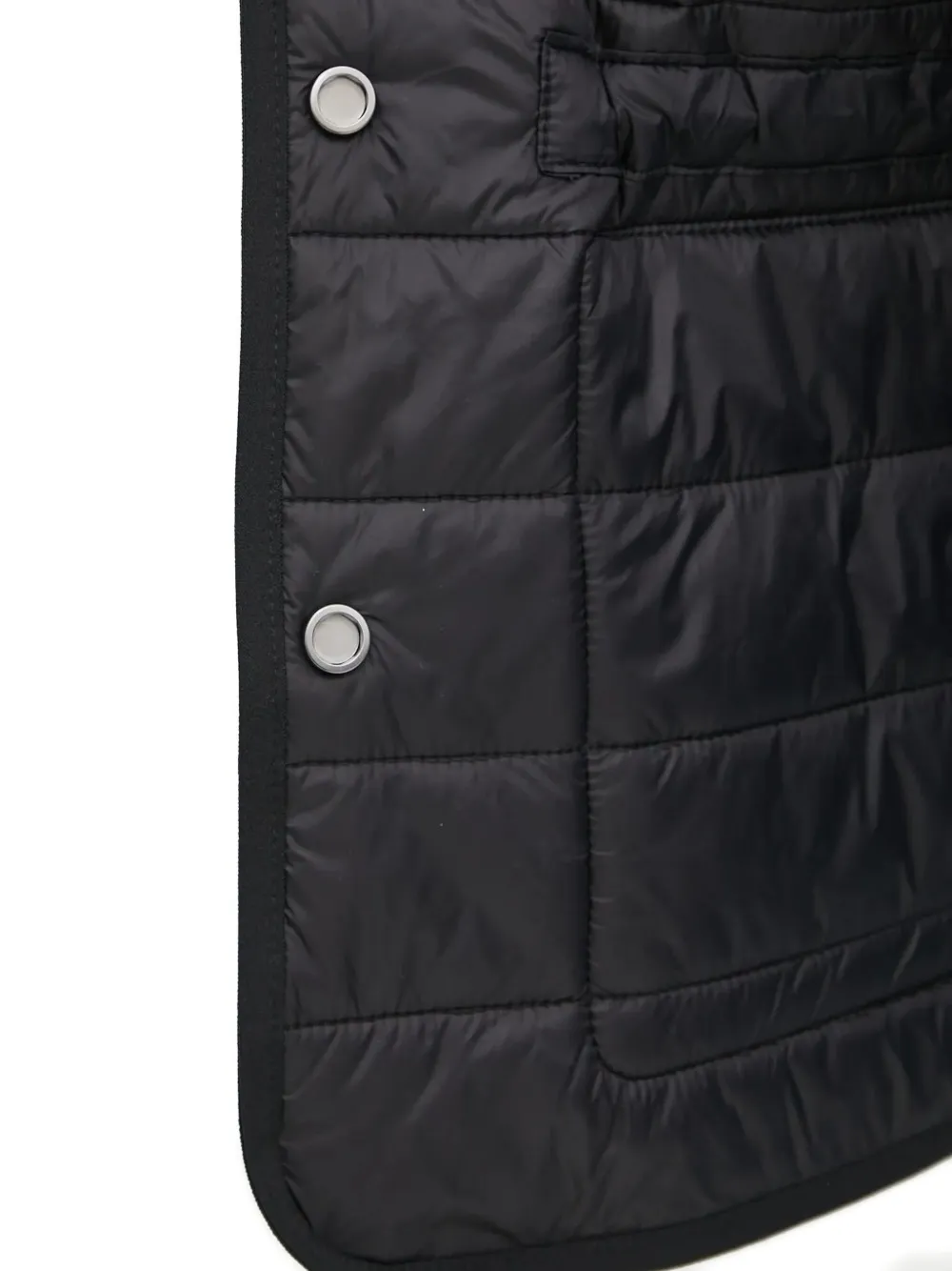 Hugo Boss Quilted-drawstring Jacket In Blue