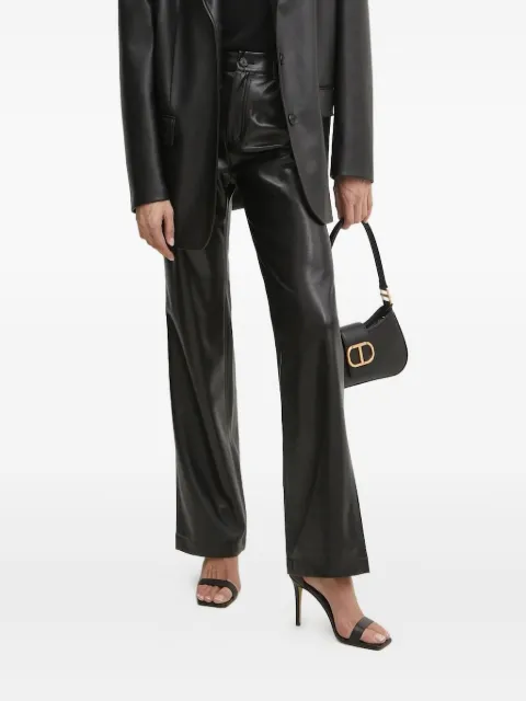 BOSS faux-leather pants