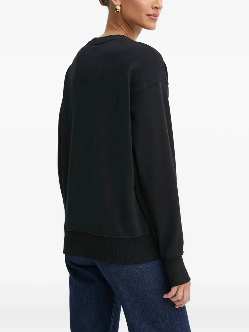 BOSS logo-embroidered cotton sweatshirt | Sweaters | Image 2
