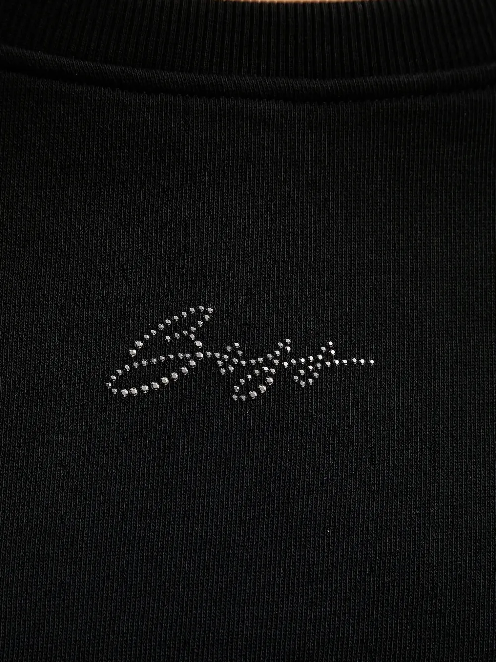 BOSS Top met logo Zwart