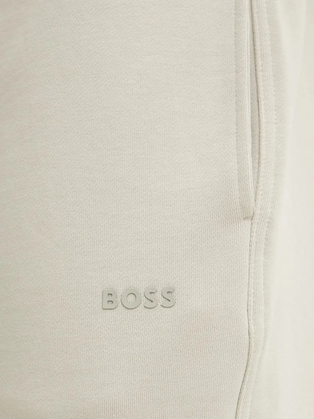 Hugo Boss Logo-detail Drawstring Pants In Neutral
