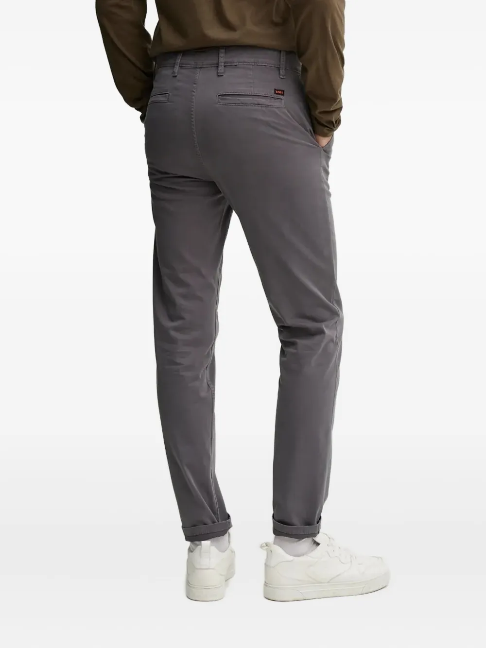 BOSS cotton trousers | Regular-Fit & Straight Leg Pants | Image 2