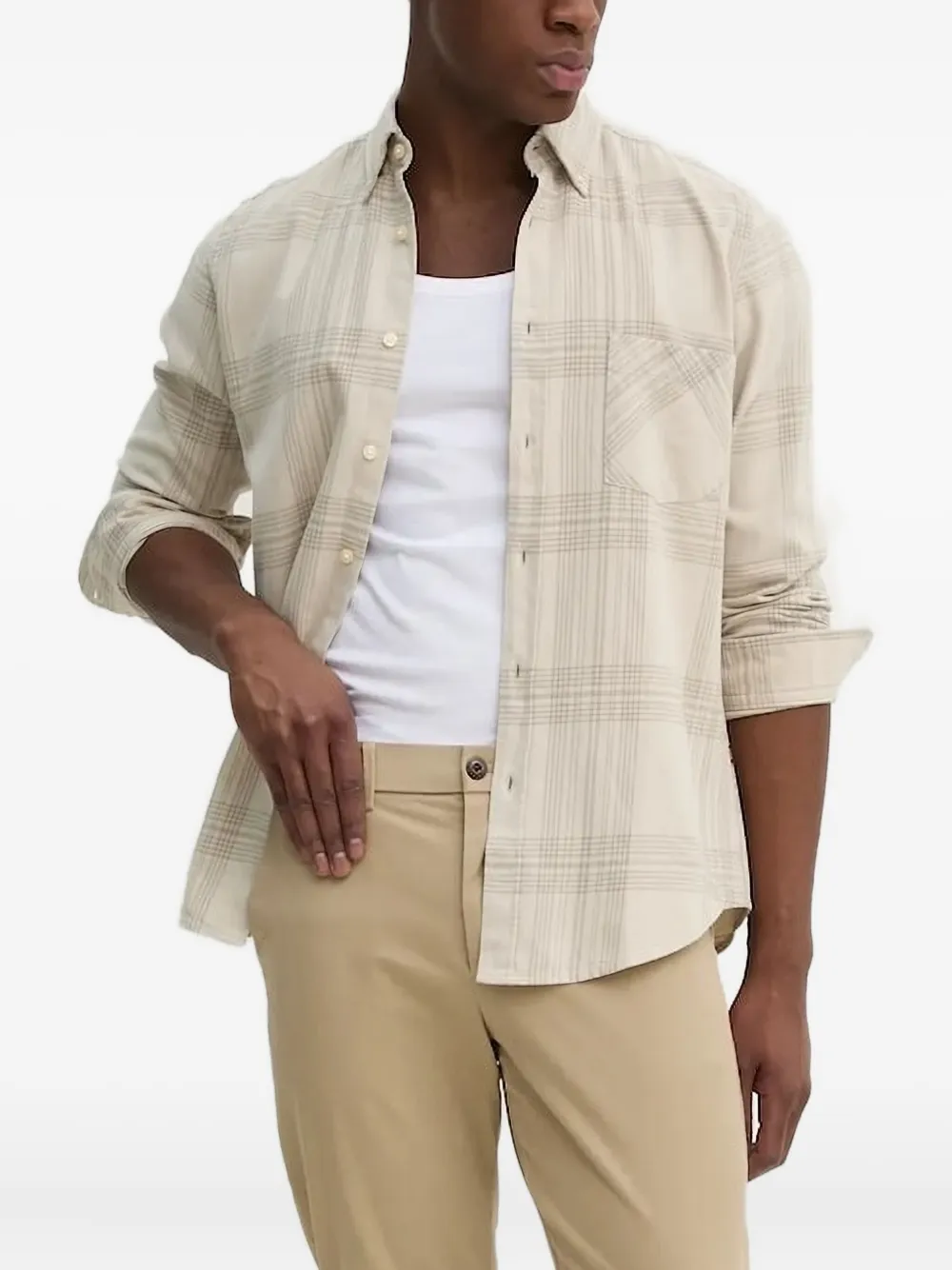 BOSS camisa con bolsillo en el pecho | neutro | Image 1