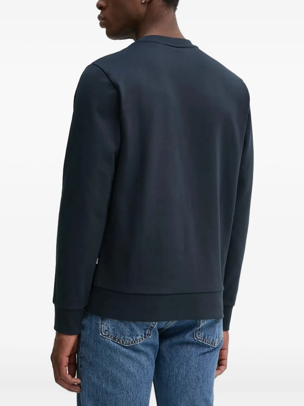 BOSS logo-print sweatshirt - Blauw