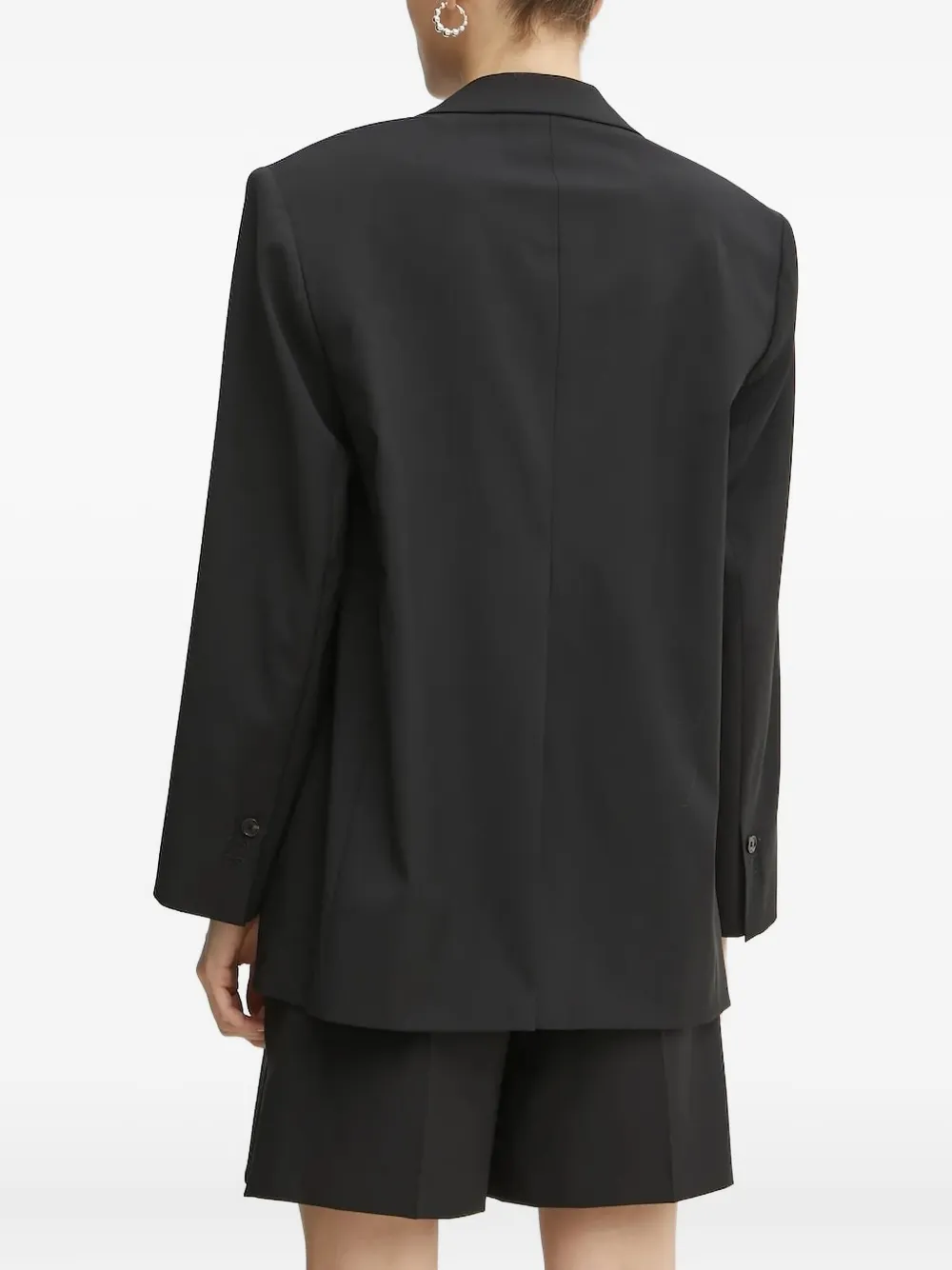 Hugo Boss Single-breasted Blazer In Black