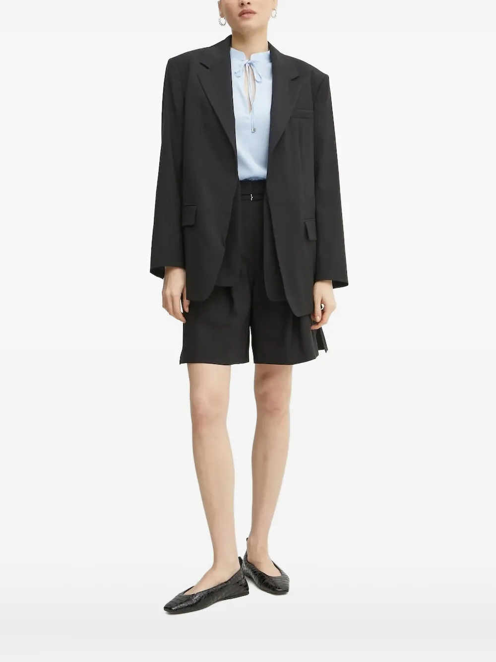 Hugo Boss Single-breasted Blazer In Black