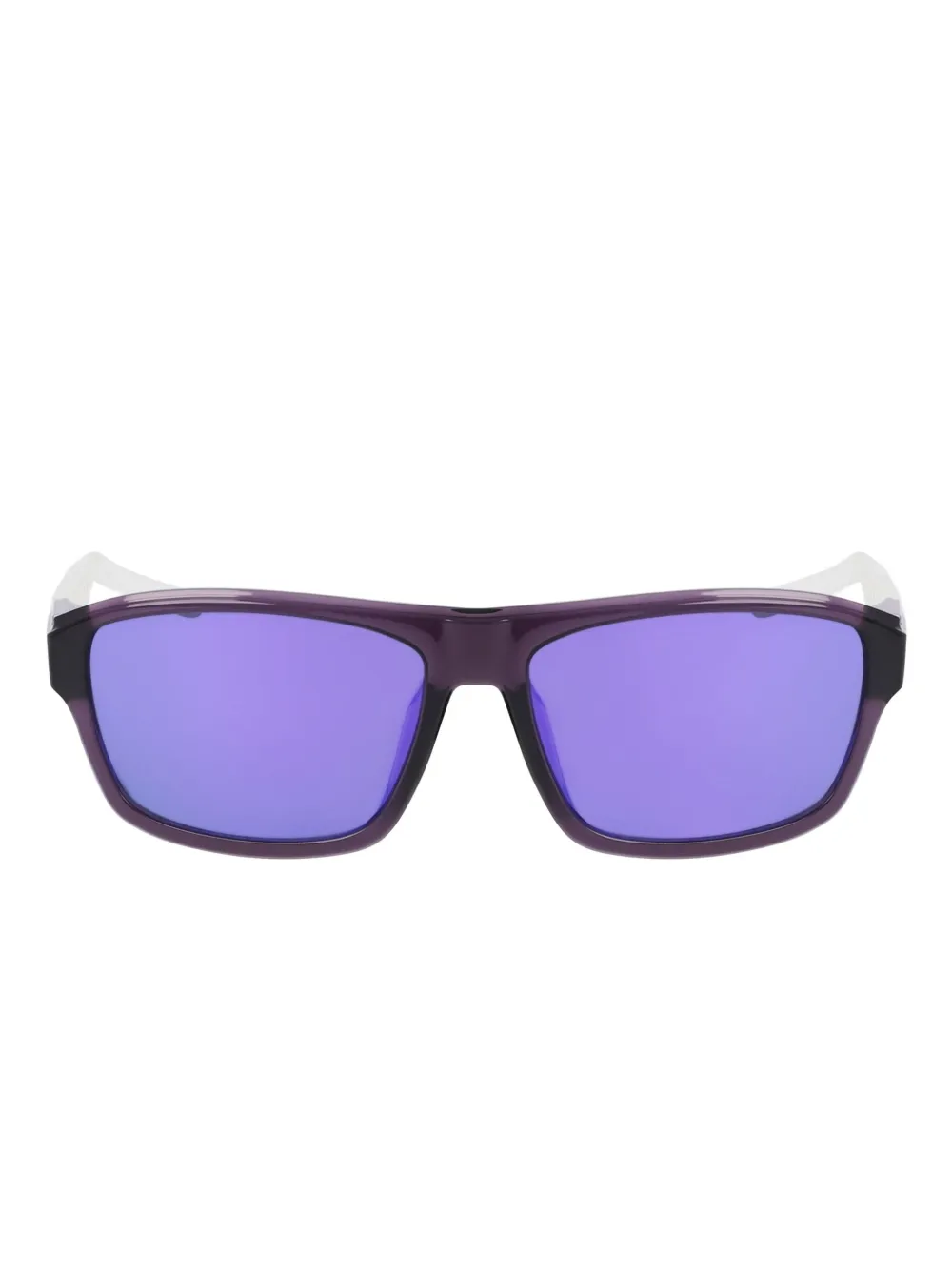 Nike Occhiali da sole squadrati Livefree a specchio - Viola