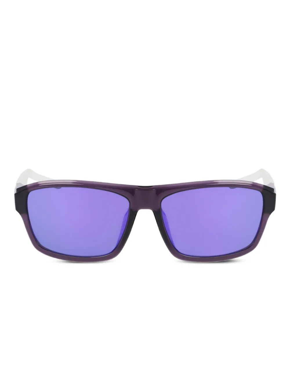 Nike Occhiali da sole squadrati Livefree a specchio - Viola