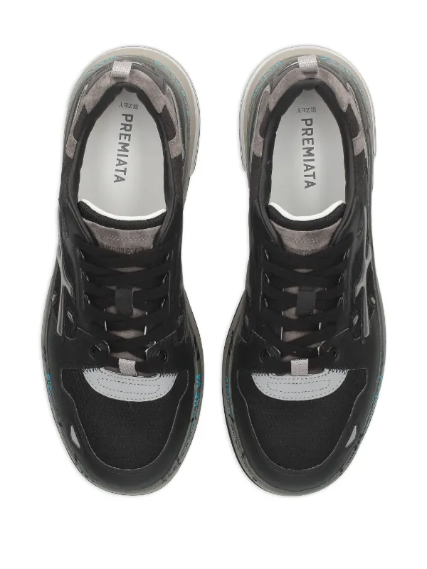 Premiata Drake Sneakers | Black | FARFETCH