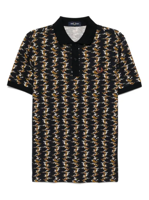 Fred Perry printed polo shirt