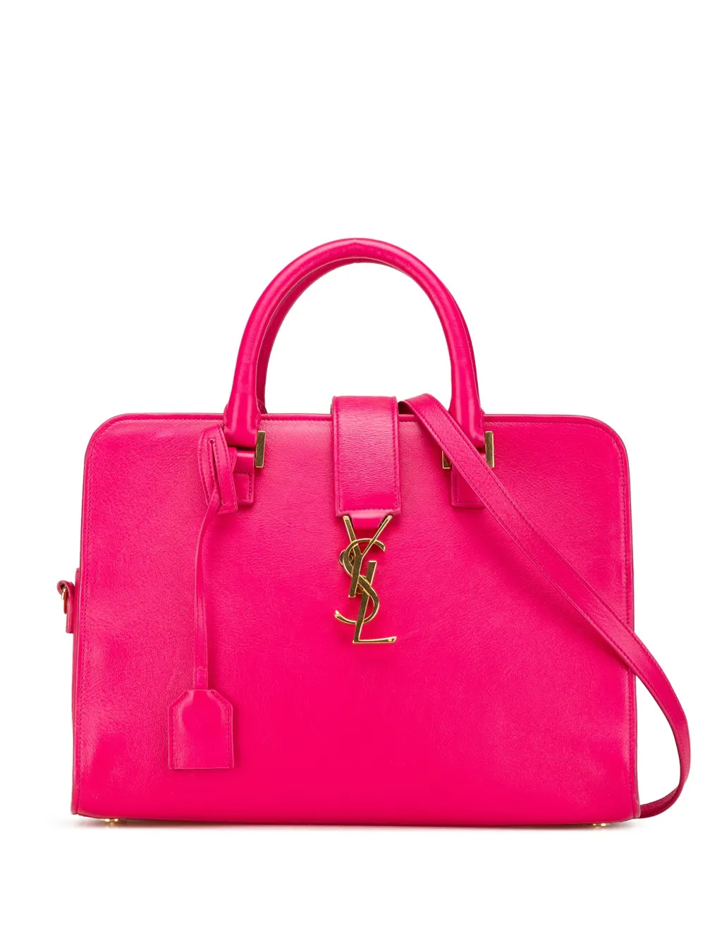 Saint Laurent Pre-Owned 2014 Small Leather Monogram Cabas satchel | Pink | Image 1