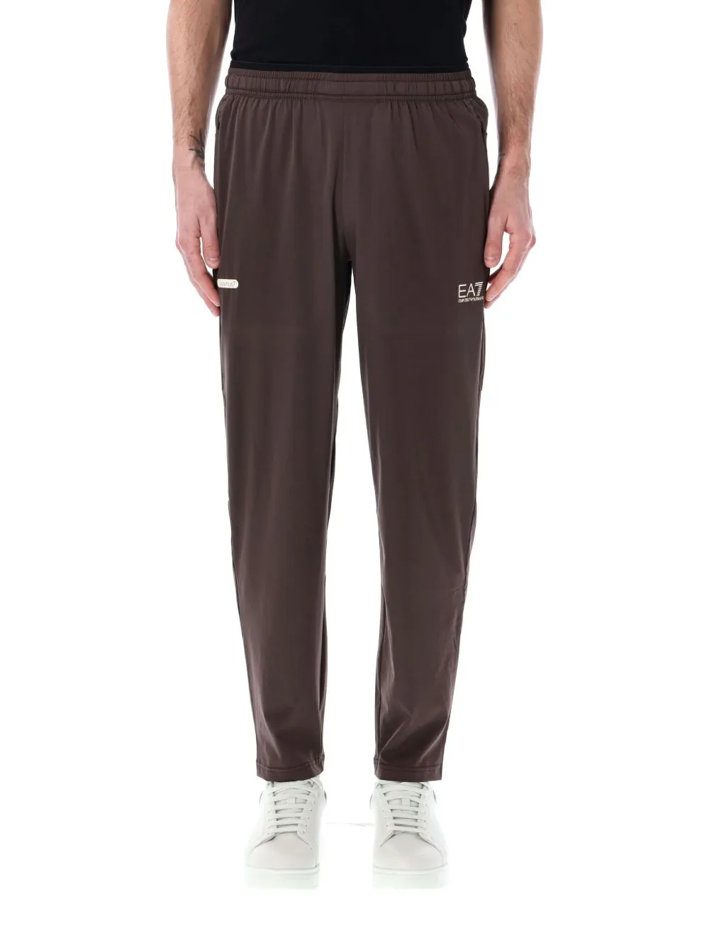 EA7 LOGO PRINT TRACK PANTS