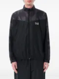 Ea7 Emporio Armani logo lightweight jacket - Black