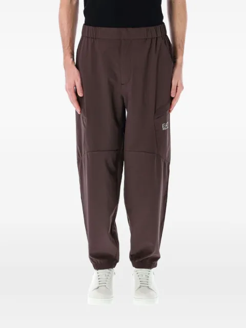 Ea7 Emporio Armani logo-print track pants 