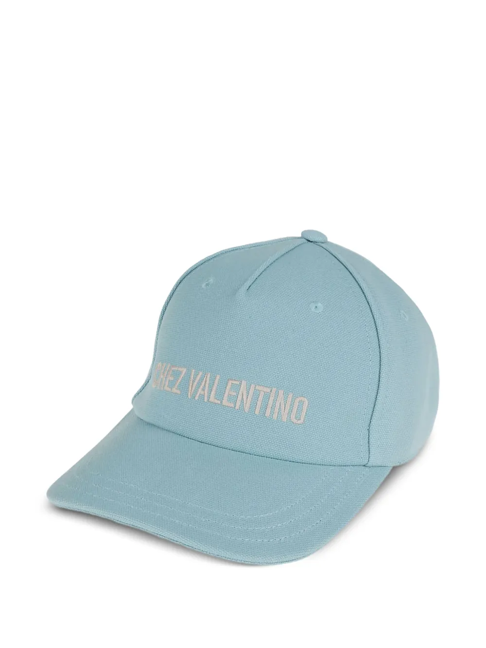 Valentino Garavani Cappello da baseball con ricamo Chez - Blu