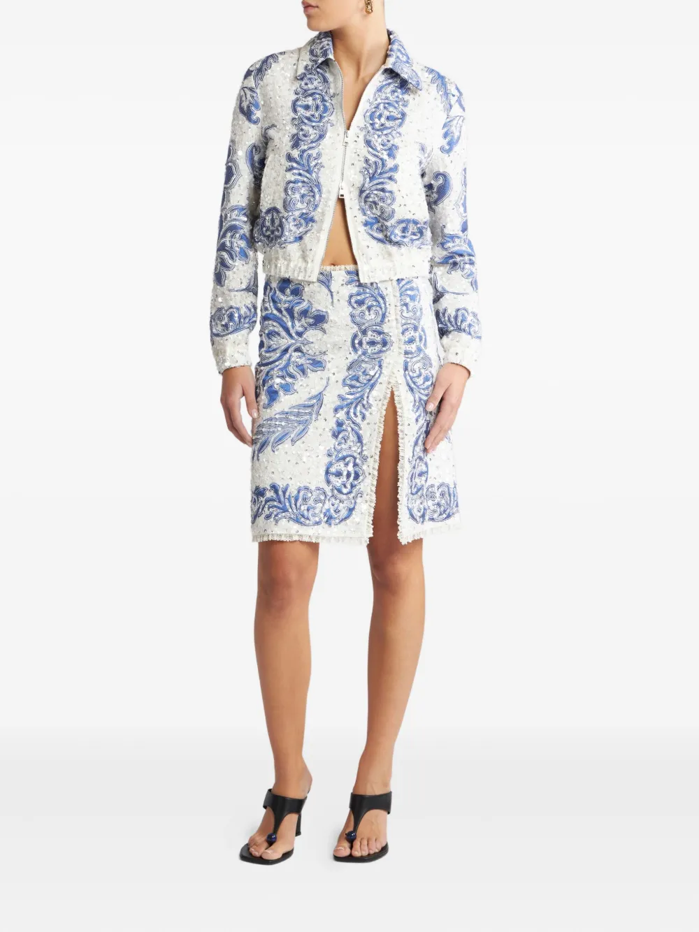 ETRO jupe à ornements de sequins | Jupes taille haute | Image 2