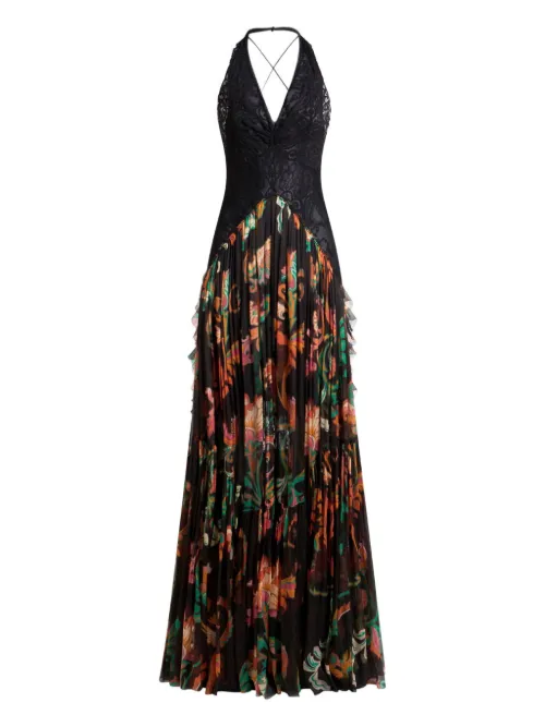 ETRO robe à fleurs - Noir - ETRO - Modalova