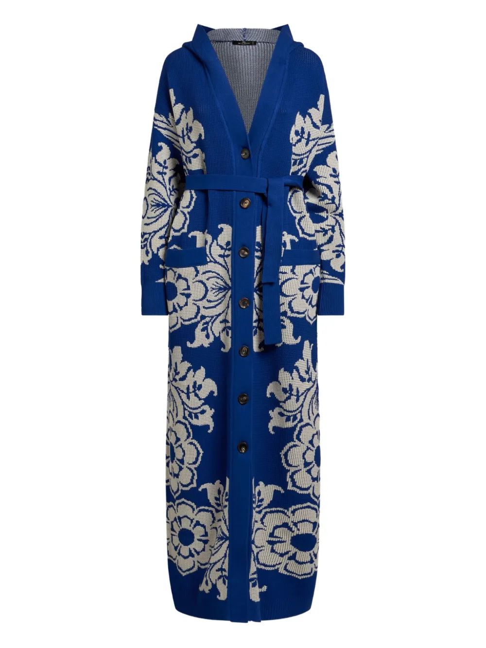 ETRO Vest met bloemen-jacquard Blauw