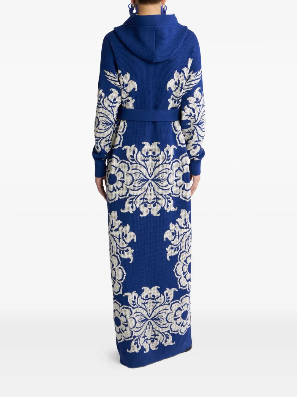 ETRO Vest met bloemen-jacquard Blauw