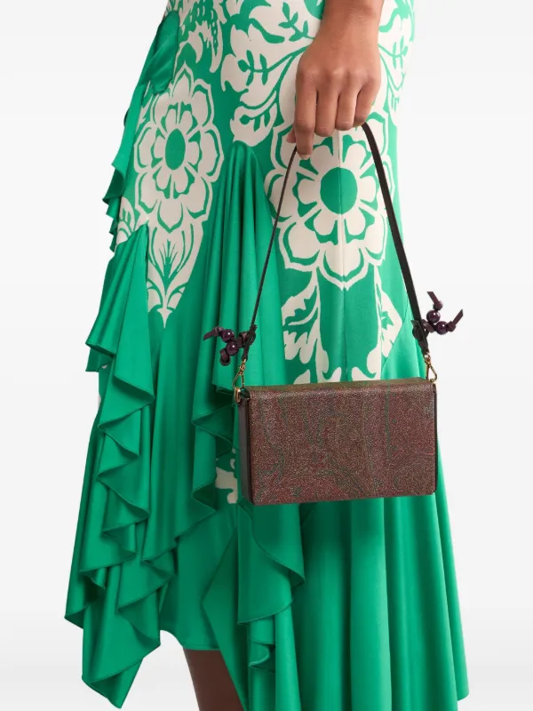 ETRO ペイズリー クラッチバッグ | ブラウン | FARFETCH JP