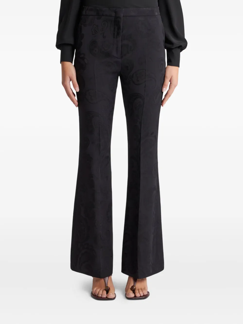 ETRO Flared broek Zwart