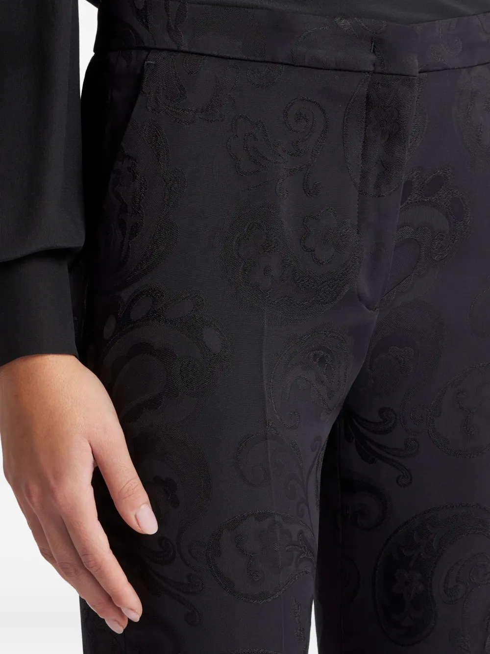 ETRO Flared broek Zwart