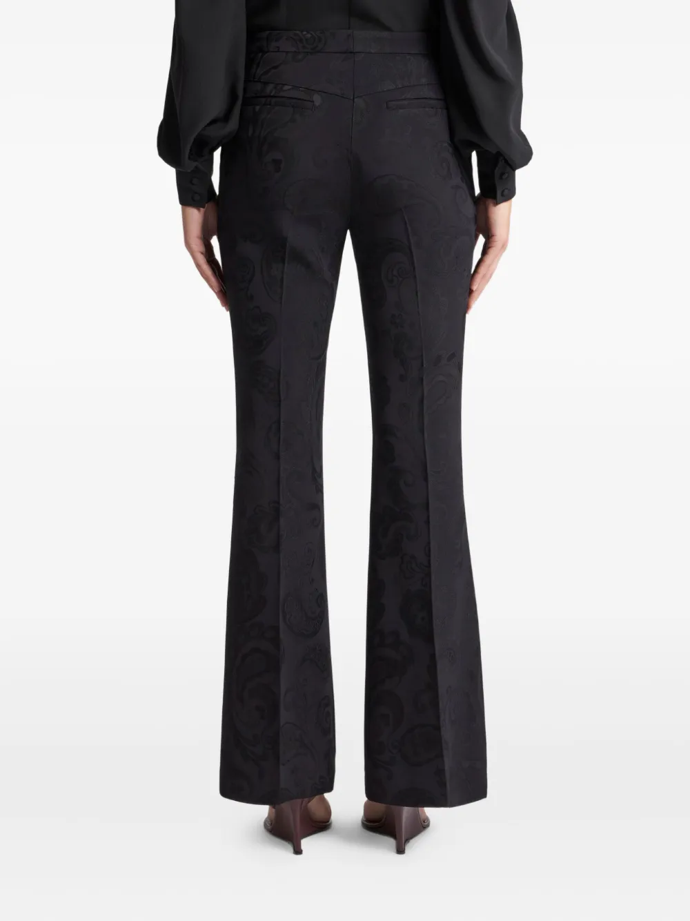 ETRO Flared broek Zwart