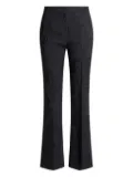 ETRO jacquard flared trousers - Black