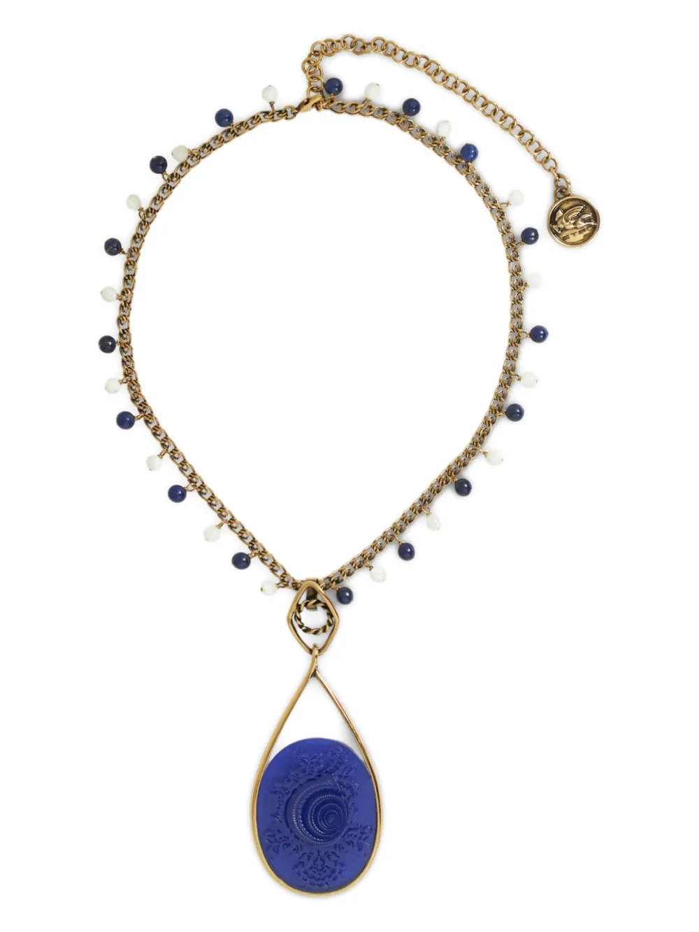 cameo-shell necklace