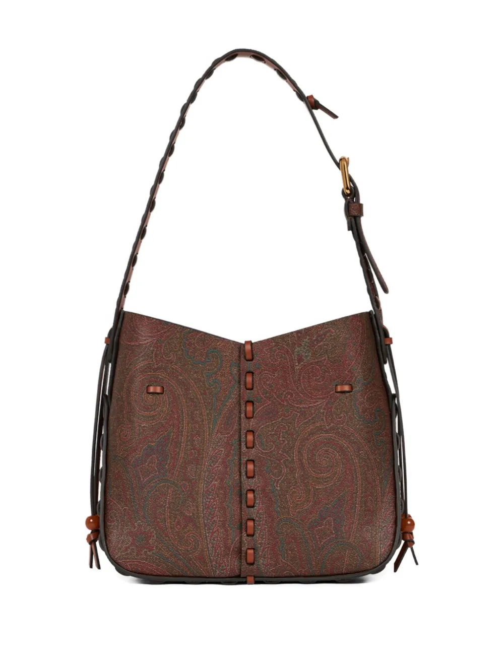 Etro Volcano Shoulder Bag In Brown