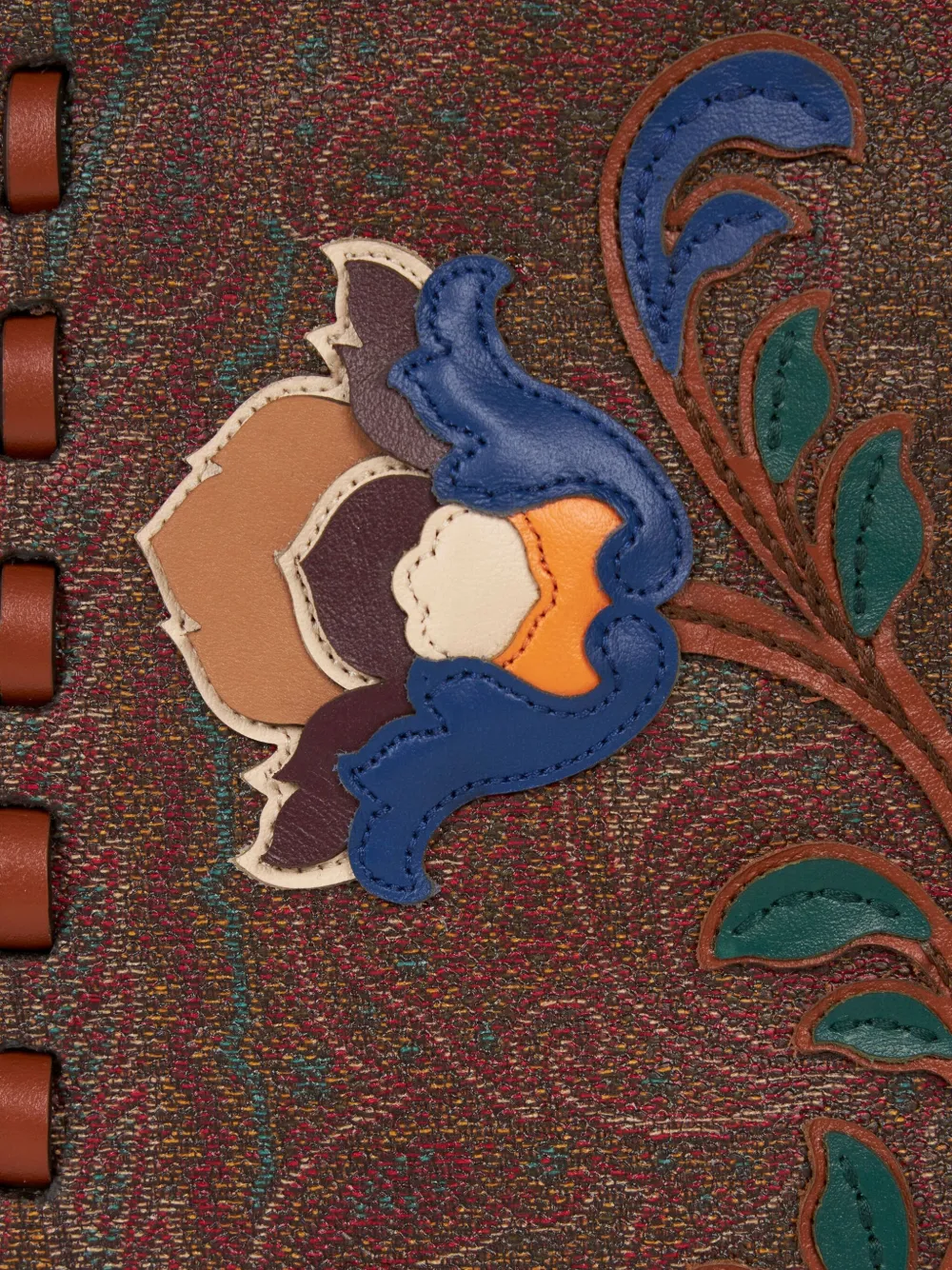 Etro Volcano Shoulder Bag In Brown