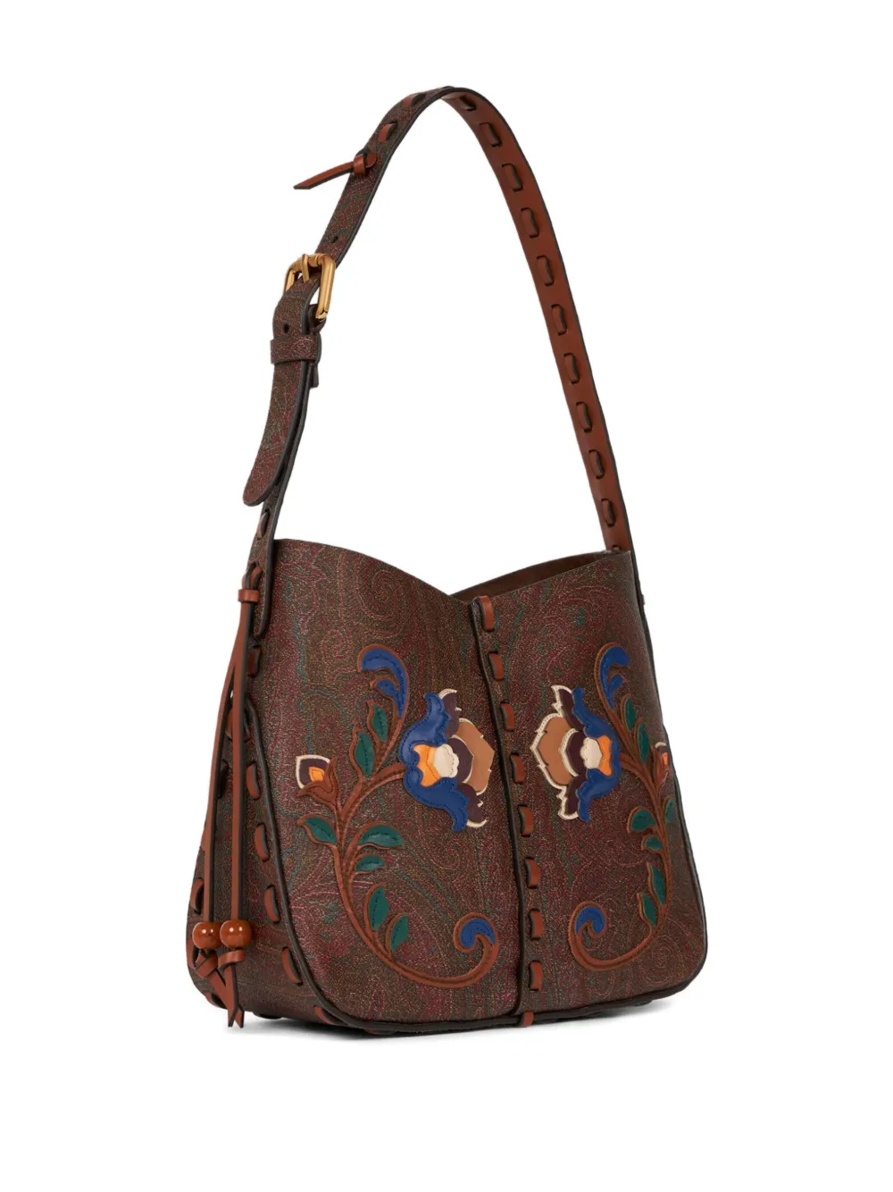 Etro Volcano Shoulder Bag In Brown