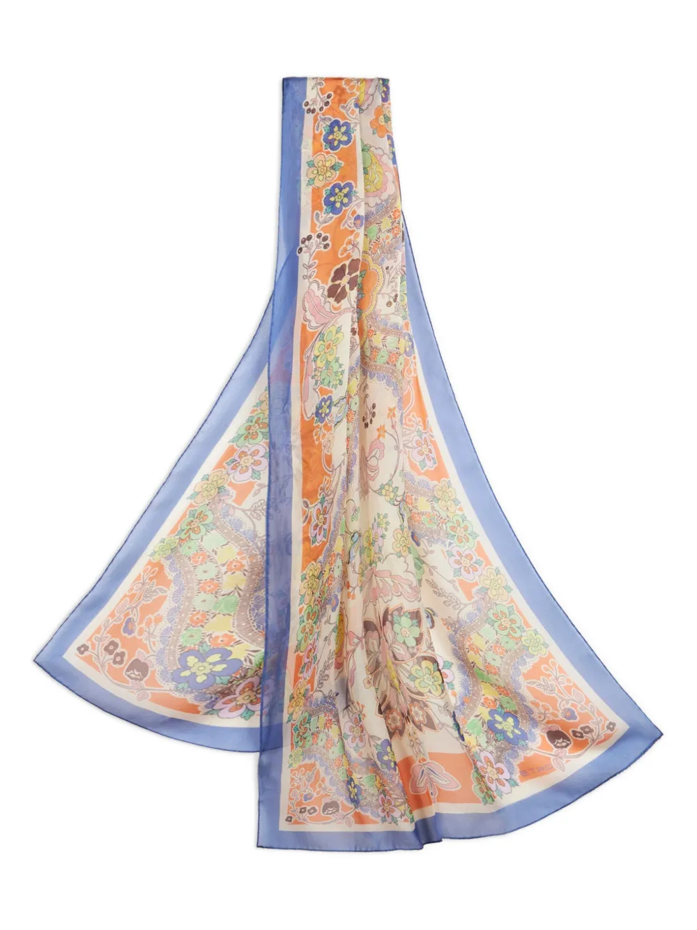 ETRO Sjaal met bloemenprint Beige