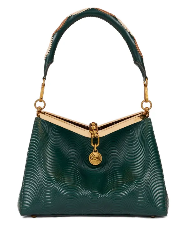 ETRO Medium Vela Shoulder Bag Green FARFETCH OM