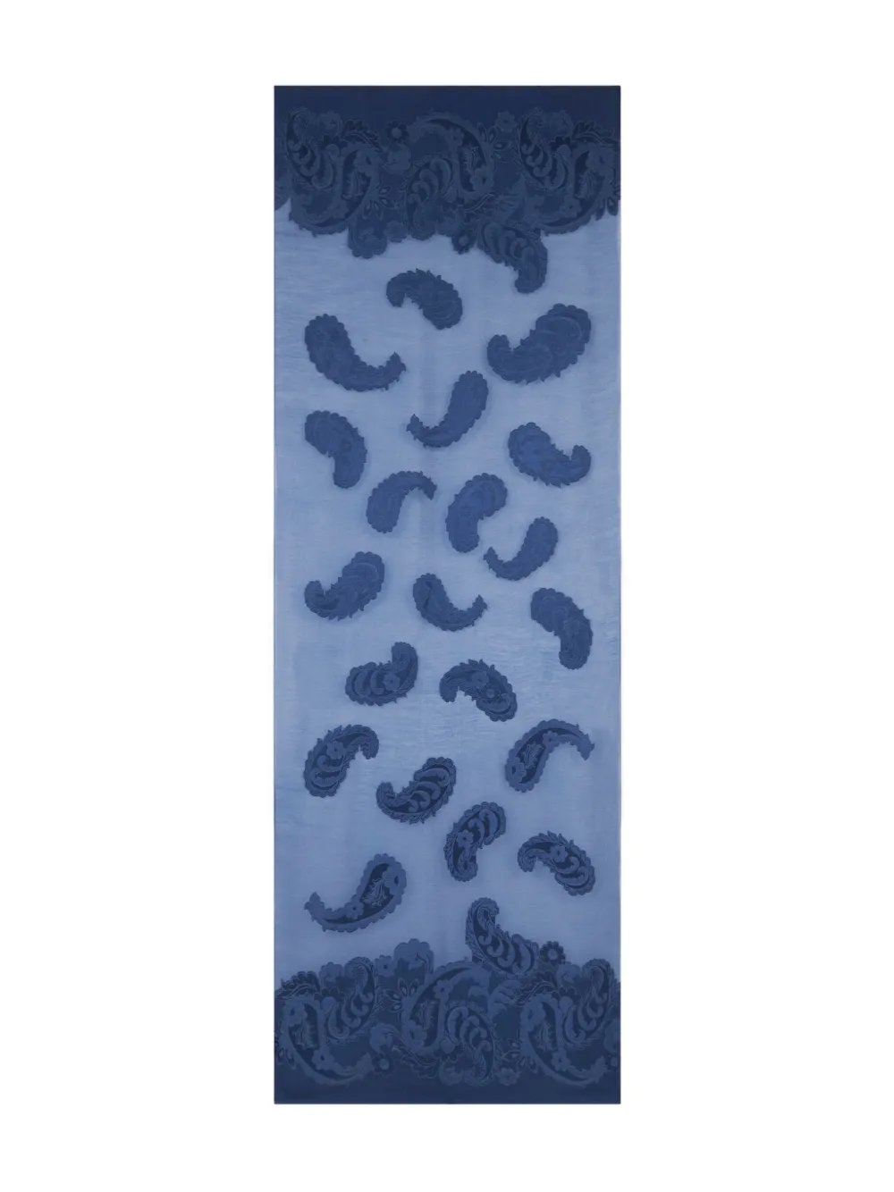 ETRO Sjaal met paisley jacquard Blauw